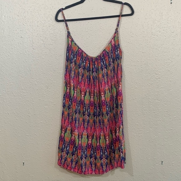Tommy Bahama Multicolor Spaghetti Adjustable Strap Slip-on Beach Dress size L - Picture 2 of 10